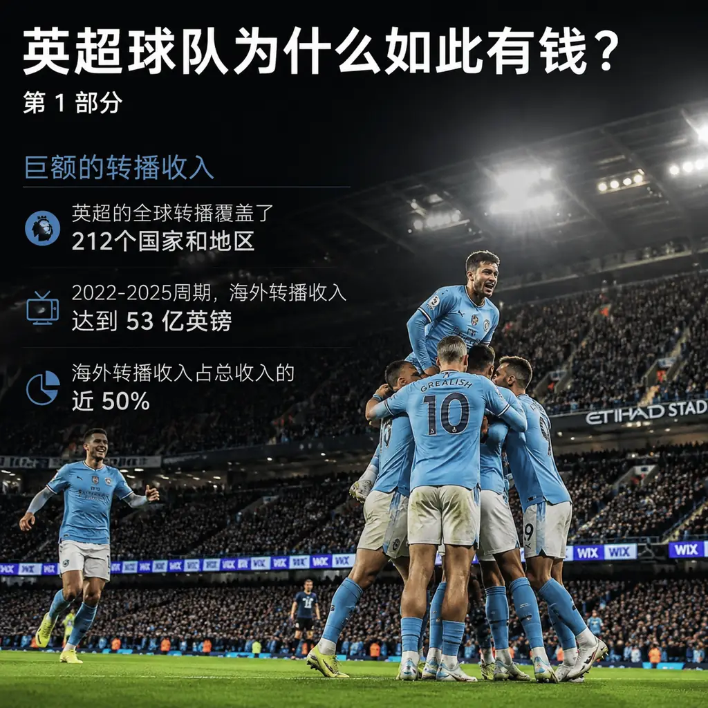 英超球队为什么如此有钱