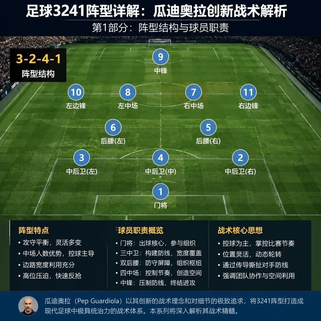 足球3241阵型详解：瓜迪奥拉创新战术解析