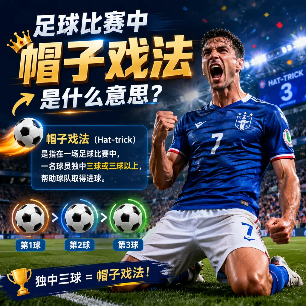 足球比赛中帽子戏法是什么意思